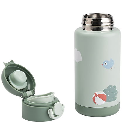 Done by Deer Thermo Bottle - 340 mL - Playground - Green