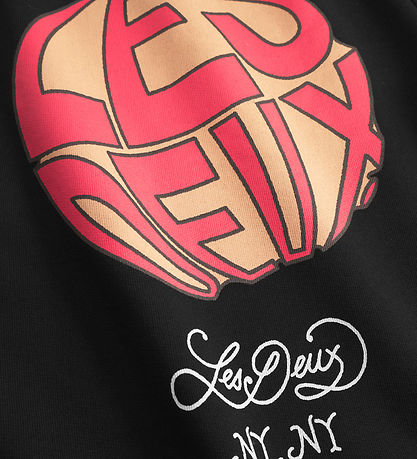 Les Deux Sweatshirt - Orchard - Black w. Print