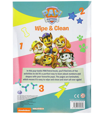 Alvilda Activity Book - Paw Patrol - Wipe & Clean