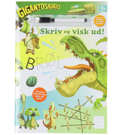 Alvilda Aktivitätsbuch - Gigantosaurus - Schreiben und Löschen