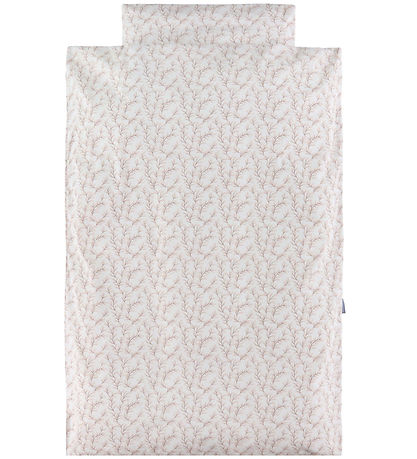 Nørgaard Madsens Bedding - Baby - White w. Mauve Branches