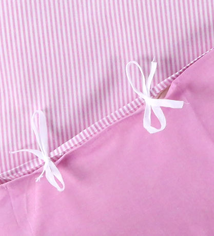 Nørgaard Madsens Bedding - Junior - White w. Pink Stripe
