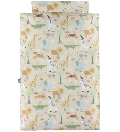 Nørgaard Madsens Bedding - Junior - Natural w. Zoo Animals