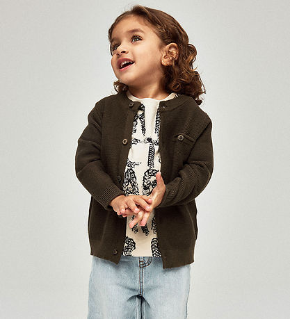 Name It Cardigan - Strikk - NmmLuther - Tyrkisk kaffe