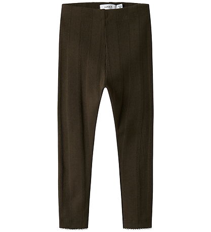 Name It Leggings - Noos - NmfJulia - Delicioso w. Pointelle