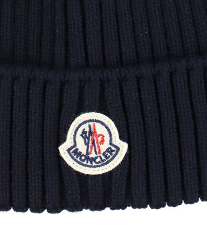 Moncler 비니 - 니트 - 울 - 네이비