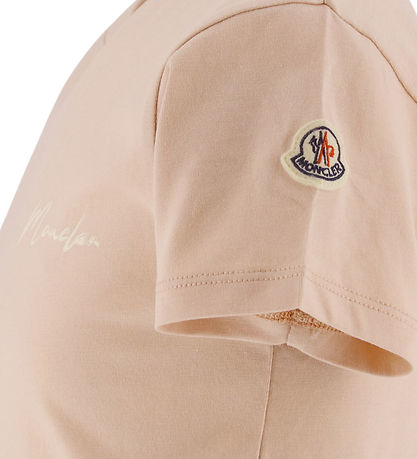 Moncler Stuttermabolur - Pastel Pink