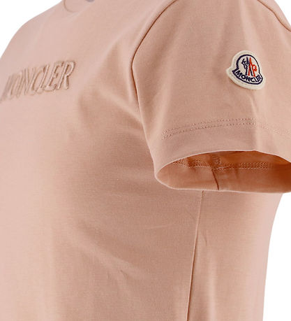 Moncler Stuttermabolur - Pastel Pink