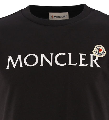 Moncler Stuttermabolur - Svart M. Lógó