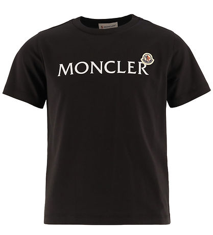 Moncler Stuttermabolur - Svart M. Lógó