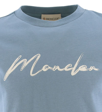 Moncler Stuttermabolur - Blátt