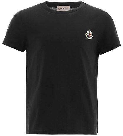 Moncler Stuttermabolur - 3 Pakki - Hvítt/Drapplitað/Svart