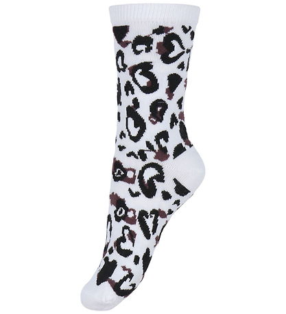 Name It Socks - NkfVilde - 5-Pack - Bright White/Hearts