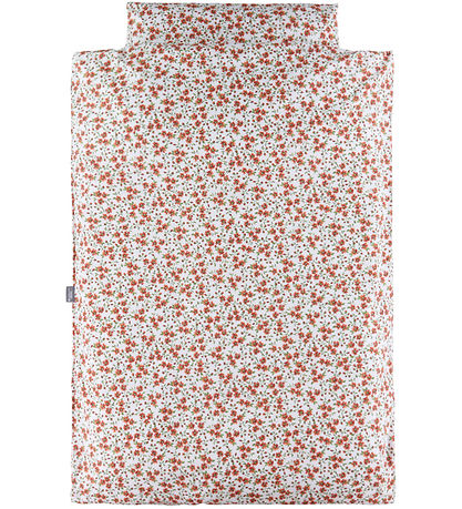 Nørgaard Madsens Bedding - Junior - White w. Red Flowers