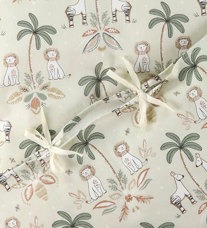 Nørgaard Madsens Bedding - Junior - Natural w. Palms/Lions/Zebra