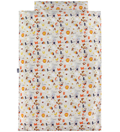 Nørgaard Madsens Bedding - Junior - Beige w. Alphabet