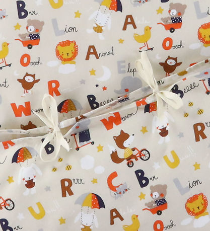 Nørgaard Madsens Bedding - Junior - Beige w. Alphabet