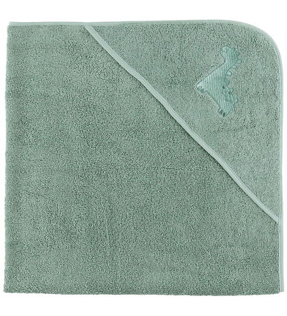 Serviette pour bébé Nørgaard Madsens - 100x100 cm - Vert av. Din