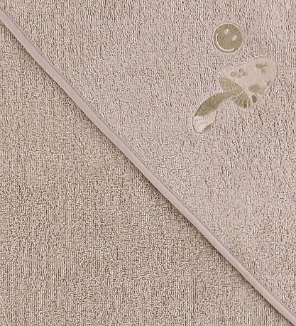 Serviette pour bébé Nørgaard Madsens - 100x100 cm - Sable av. Ép