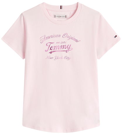 T-Shirt Tommy Hilfiger - Tommy Script - Light Pink