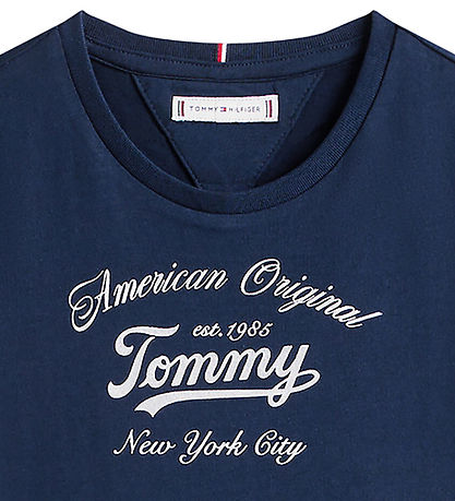 T-Shirt Tommy Hilfiger - Tommy Script - Dark Nuit Marine