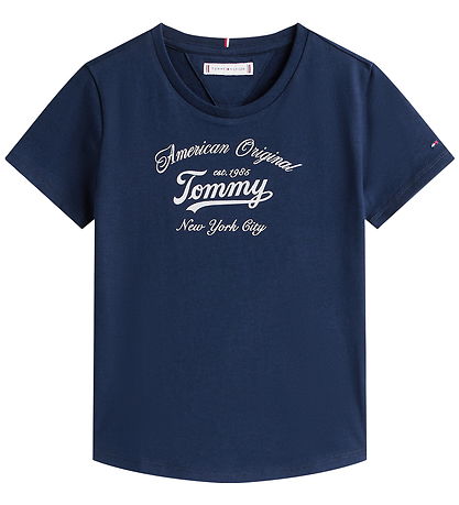 T-Shirt Tommy Hilfiger - Tommy Script - Dark Nuit Marine