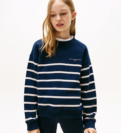 Tommy Hilfiger Bluse - Mini Body - Dark Nacht Navy Stripe