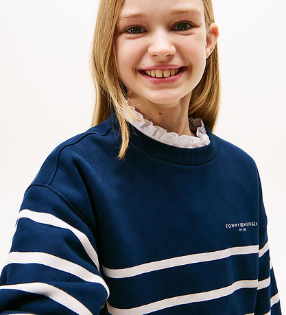 Tommy Hilfiger Bluse - Mini Body - Dark Nacht Navy Stripe
