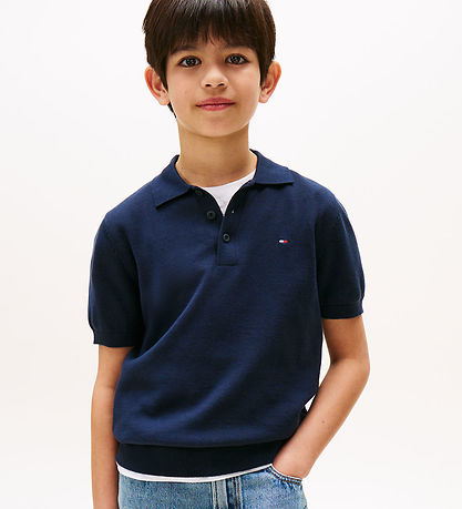 Tommy Hilfiger Polo - Dark Nótt Dökkblátt