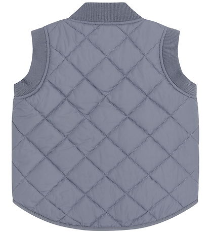 Hust and Claire Waistcoat - Quilted - Blue Flint