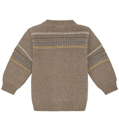 Hust and Claire Cardigan - Knitted - Charlie - Beaver