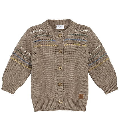 Hust and Claire Cardigan - Knitted - Charlie - Beaver