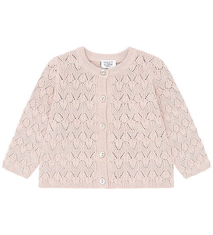 Hust and Claire Cardigan - Gebreid - Cilja Pointelle - Peach Dus