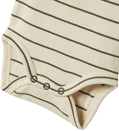 Lil' Atelier Bodysuit l/s - NbmGeo - Turtledove