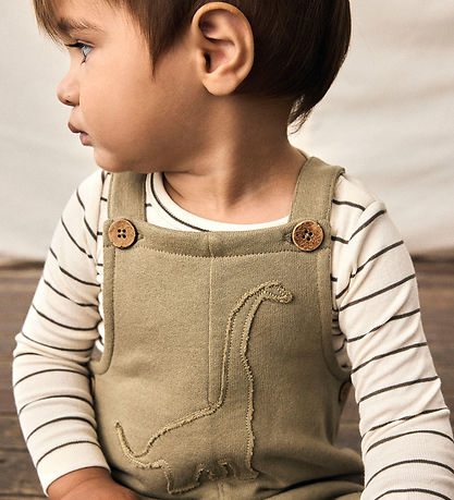 Lil' Atelier Bodysuit l/s - NbmGeo - Turtledove