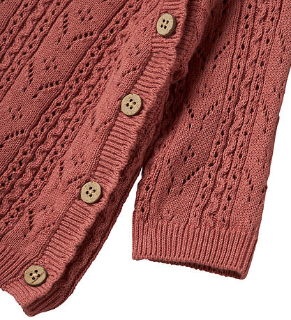 Lil' Atelier Blússa - Prjónað - NbfKajsa - Visnað Rose