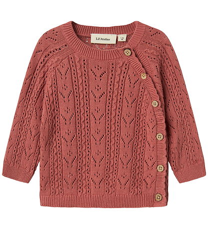 Lil' Atelier Blússa - Prjónað - NbfKajsa - Visnað Rose
