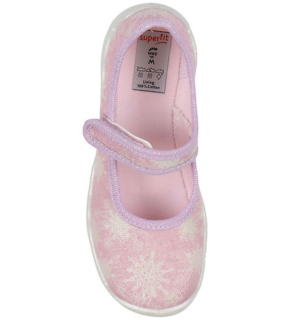 Chaussons Ballerines Superfit - Bubble - Rose/Multicolore