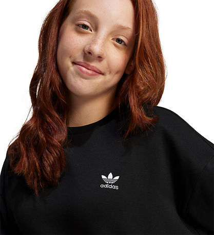 adidas Originals Sweatshirt - POJKVÄN Crew - Svart