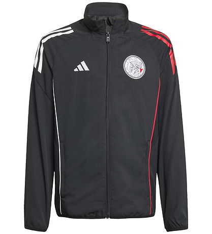 adidas Performance Cardigan - AJAX PRE JKTY - Black/White/BOLRED