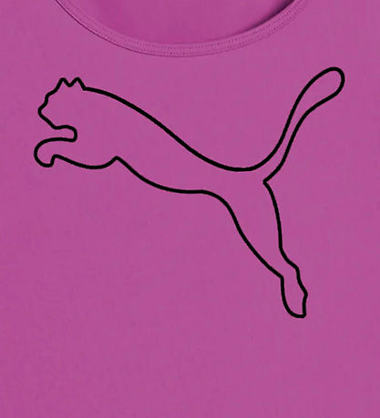 Puma Hlýrabolur - TAD ESS CAT Lógó - Hreint Magenta