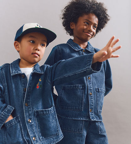 Liewood Denim Jacket - Kinsley Placement - Medium+ Blue Denim