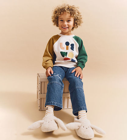 Liewood Buxur - Gallaefni - Cesar Placement - Medium+ Blue Denim