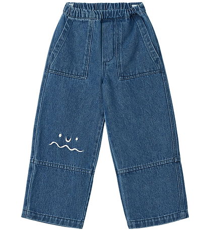 Liewood Buxur - Gallaefni - Cesar Placement - Medium+ Blue Denim