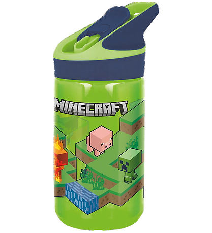 Minecraft Vatnsflaska - 480 ml - Grænt