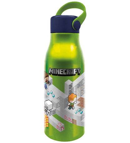 Minecraft Vatnsflaska - 760 ml - Ál - Grænt