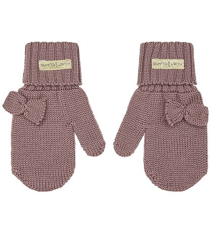 Hust and Claire Mittens - Wool - Florine - Plum Wine
