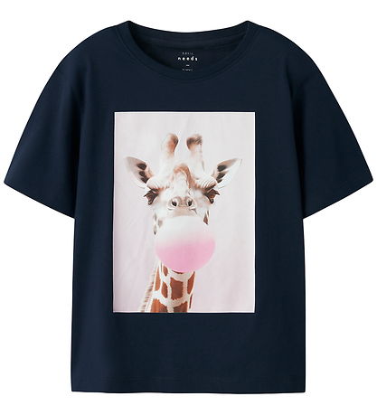 Name It T-shirt - NkfVotea - 2-Pack - Bright White/Navy Blazer/G
