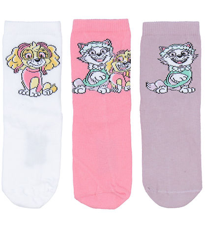 Name It Strumpor - 3-pack - NmfMelina - Paw Patrol - Purple Dove