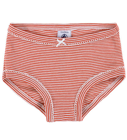 Petit Bateau Knickers - 3-Pack - Off White/Red